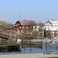 Разлив реки в пригороде Бобруйска. Апрель 2010., Октябрьский