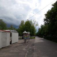 Central street, storm, Светлогорск
