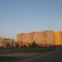 Yubileynaya-street in the morning, Сморгонь