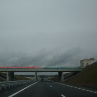 New autostrada M-4 (on Mahiljow).  21/09/2012, Березино