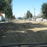 строительство дороги, Березино