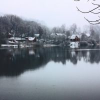 Первый снег в Логойске, Логойск