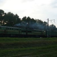 Passing train / Marina Gorka / Belarus, Марьина Горка