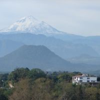 Pico de Orizaba visto desde Coatepec, Veracruz, Коатепек