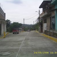 Calle Durango, de la colonia Guadalupe, Папантла (де Оларте)