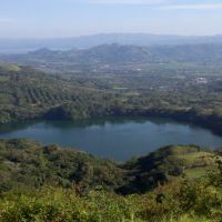 Panoramica desde el cerro del venado a Laguna encantada., Сан-Андрес-Тукстла