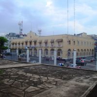 Vista del Palacio municipal desde Catedral de San Andrés, Сан-Андрес-Тукстла