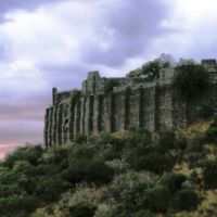MURALLA DEL TIRO DE LA MINA DE RAYAS, imponente¡¡¡ (wall of Tire Rayas Mine. Aurum & silver mine), Валле-де-Сантъяго