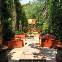 The narrow walled roman garden, Гуанахуато