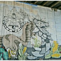 mural en puente de hamburgo (urban graffiti), Гомес-Палацио