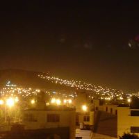 Vista nocturna hacia el centro, desde mi casa, Пачука (де Сото)