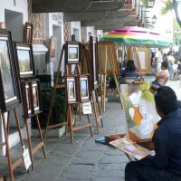 Callejón del artista en Puebla, México., Техуакан