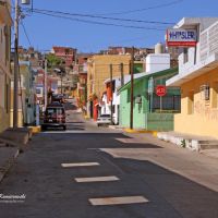 a typical street  outside of Zona Historico in Mazatlan, Мазатлан