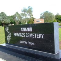 Awahui Cemetery, Нью-Плимут