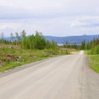 The road between Huså and Åre., Боде