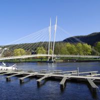 YPSILON BRIDGE, Drammen - a tribute to Nøkken, and the song of Drammenselva for Mira, Драммен