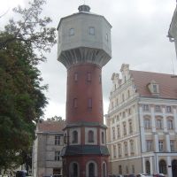 wieża ciśnień / water tower / Oława, Олава