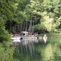 Niesłysz Lake - sailing encampment, Меджиржеч