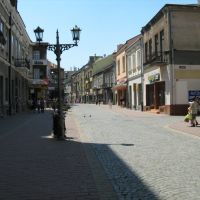 Ulica prowadząca do rynku w Gorlicach, Горлице