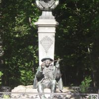 Zakopane - pomnik Tytusa Chałubińskiego i Sabały, Закопане