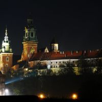 Kraków  - Wawel wieczorową porą   -   kp, Краков (обс. ул. Коперника)