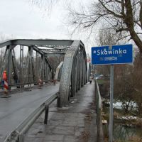 Bridge across Skawinka river in Skawina, Poland, Скавина