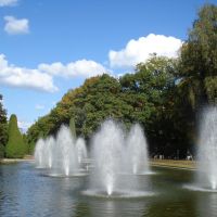 Białystok - Park z fontanną, Белосток