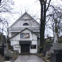 Bielsk Podlaski - neoklasycystyczna kaplica cmentarna pw. św. Wincentego à Paulo (neoclassicism cemetery chapel of St Vincent de Paul), Бельск Подласки