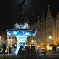 Neptune in moonlight, Гданьск