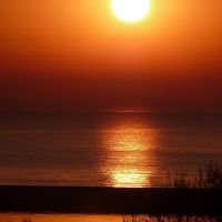 Sunrise or sunset over Hel ? Wschód czy zachód słońca nad Helem ?, Гдыня