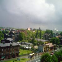 Widok na ulicę Świerczewskiego, Водзислав-Сласки