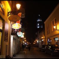 GLIWICE. Wieczorne spacery po mieście. Ul. Raciborska/ Evening walks around the city. Raciborska Street, Гливице