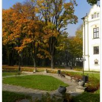 żywiecki park jesienią, Живец