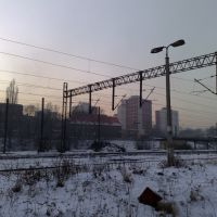 Mysłowice Dworzec PKP - widok na Rymerę, Мысловице