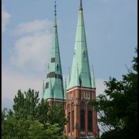 RYBNIK. Wieże bazyliki/Towers of the basilica, Рыбник