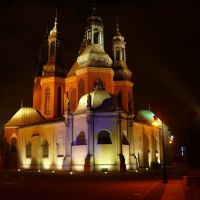 Poznań, Katedra nocą, Познань