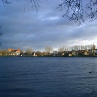 Lake Radun, shore, november, Валч
