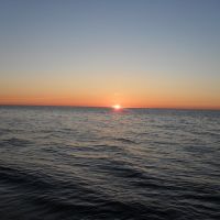 2010; Sonnenuntergang an der Ostsee; 2010 Sunset at the Baltic Sea;, Колобржег
