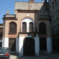 Łódź - ul.Rewolucji 1905 roku - synagoga żydowska, Лодзь