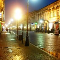 Big City lights :)   Piotrkowska by night., Лодзь
