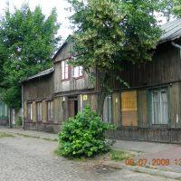 stare domy na ul.Łąkowej, Пабьянице