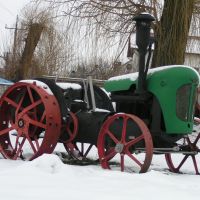 Krasnystaw, the old tractor, 2011, Красныстав