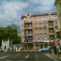 Skrzyżowanie ulic Lipowej i Krakowskiego Przedmieścia w centrum Lublina, Люблин