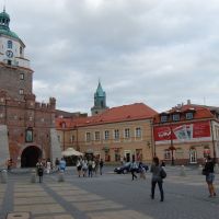 Lublino - davanti all ingresso della città Vecchia, Люблин
