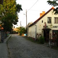 Ulica grzybowa i bar "Grzybek", Кедзержин-Козле