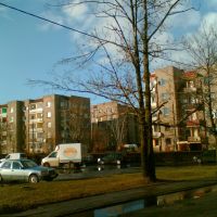 Blokowisko niedaleko ulicy Wolności w Kluczborku, Ключборк