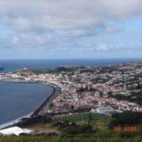Miradouro - Vista Parcial de Horta - Faial - Açores - Portugal - 38º 32 33.10" N 28º 37 19.67" W, Вила-Нова-де-Гайя