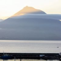 Açores - Ilha do Pico ao amanhecer vista do Faial, Матосинхос