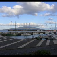 Horta - Hafen, Blick auf Pico, Опорто