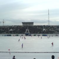 Стадион Саяны Зимой, Абакан